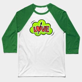 Love Heart And Arrow Baseball T-Shirt